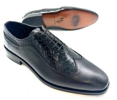 Diplomate Derby  - Noir brillant et style estival italien Novasehir ™